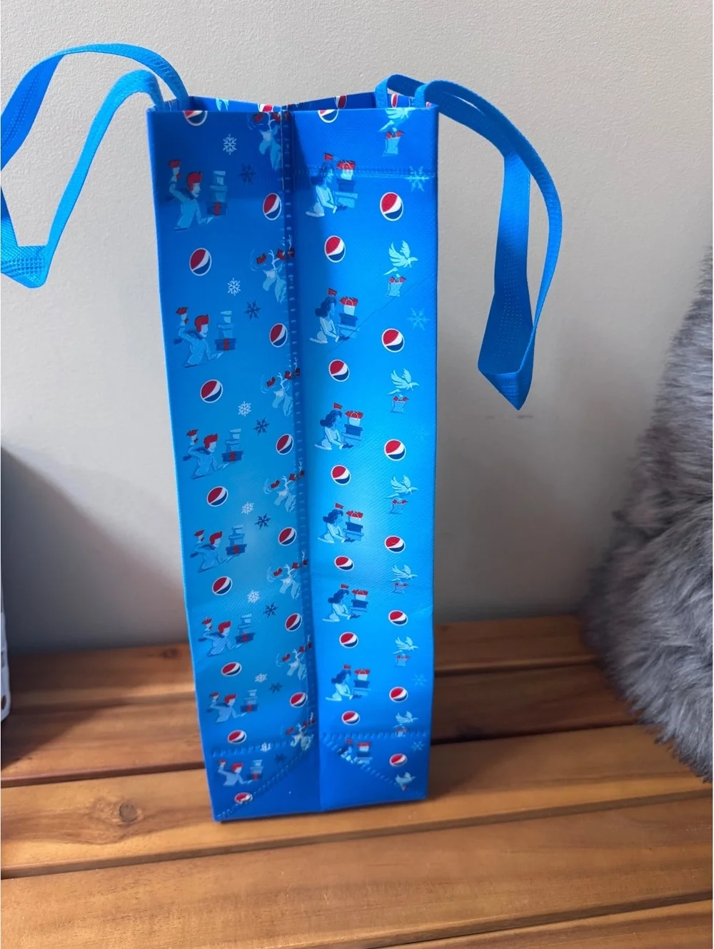 Pepsi branded 2-bottle reusable wine/beverage tote bag